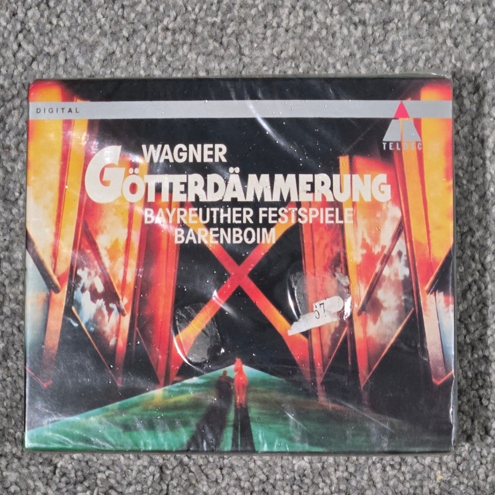 Wagner Götterdämmerung Barenboim Bayreuth Festival 4-CD Box Set Teldec Sealed